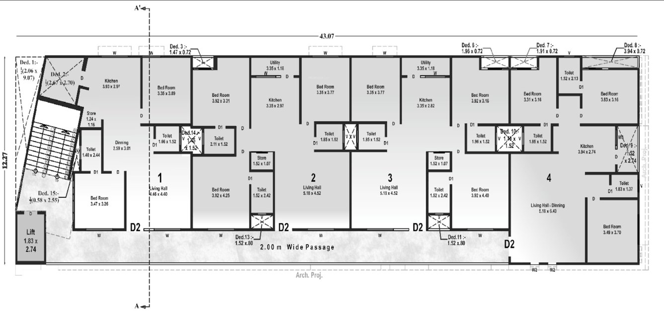 the capital The Capital Cluster Plan for 4th Floor