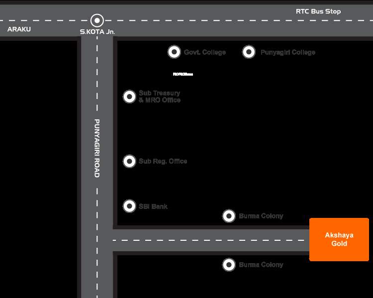  akshaya gold Location Plan