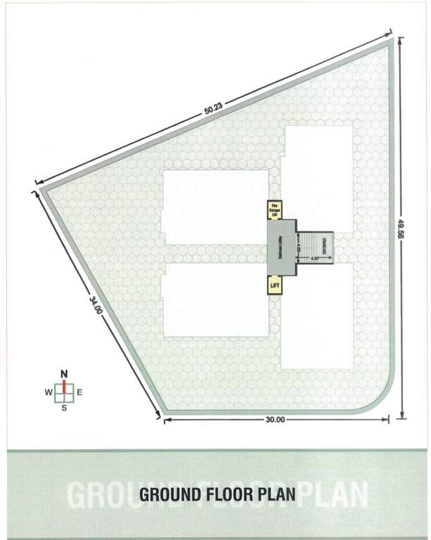  galaxy ananta Galaxy Ananta Cluster Plan for ground Floor
