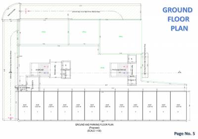  seven-floora Tower A , B Cluster Plan for ground Floor