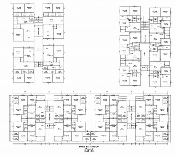  parmanand-landmark Block A Cluster Plan from 3rd to 5th Floor