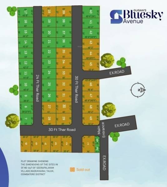 bluesky-avenue Layout Plan