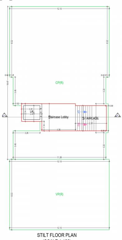  vedant apartments Vedant Gold B Wing Cluster Plan