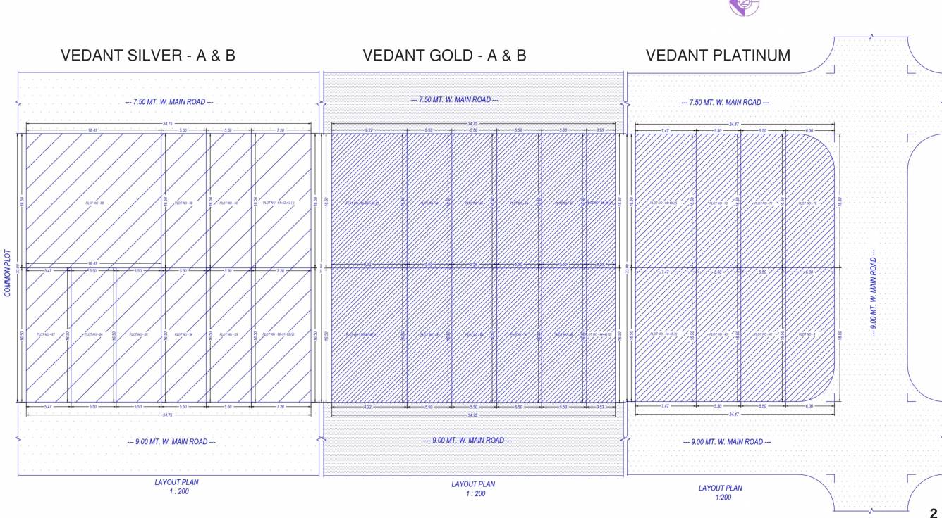  vedant apartments Layout Plan