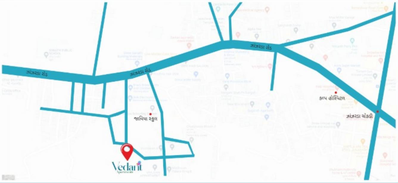  vedant apartments Location Plan