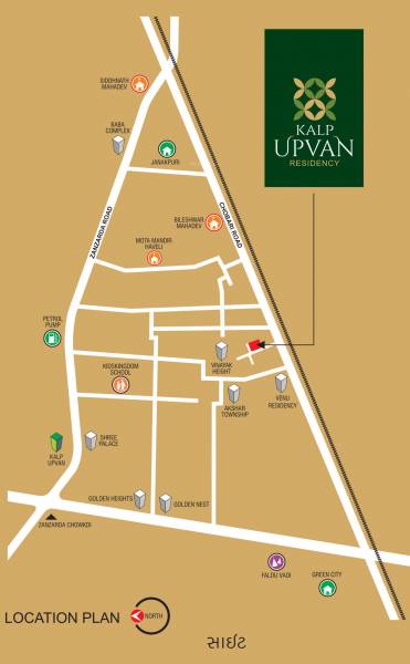  kalp-upvan-residency Location Plan