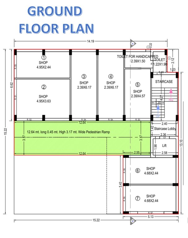 platinum gold Cluster Plan for ground Floor