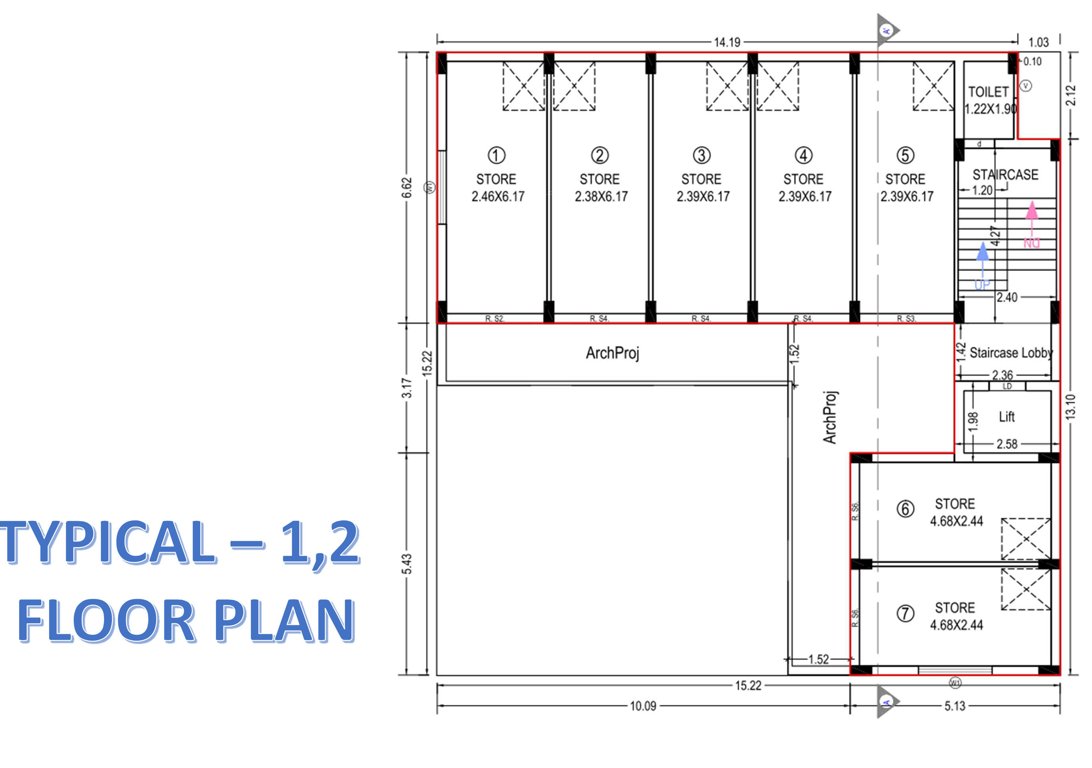 platinum gold Cluster Plan For Typical