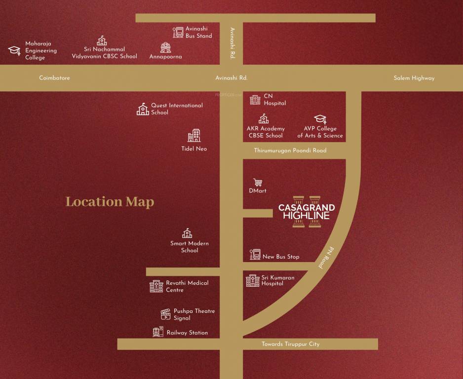 highline Location Plan