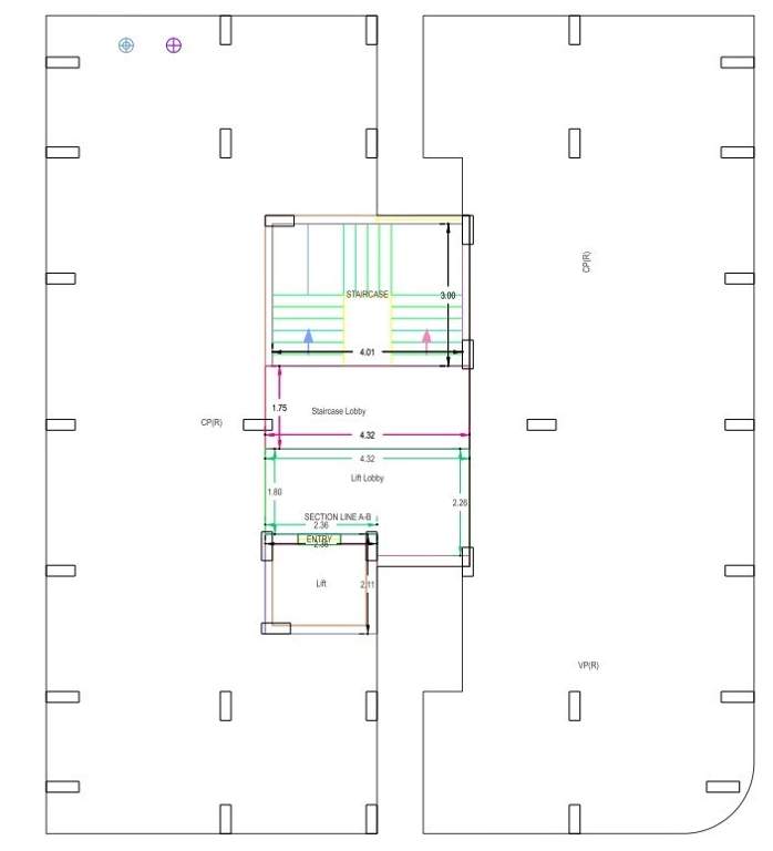  shreeji heights Cluster Plan Ground Floor