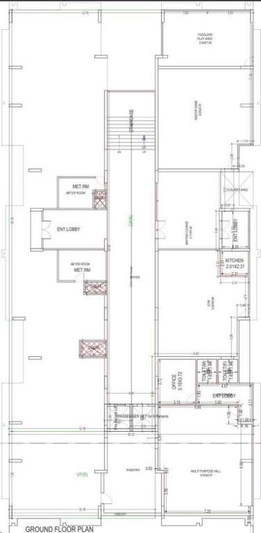  alap aikyam Cluster Plan Ground Floor