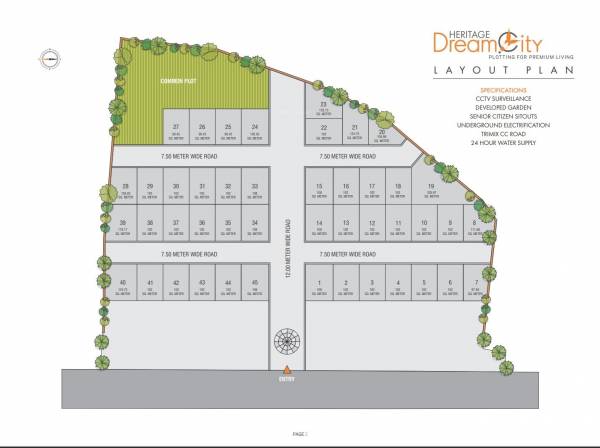 Layout Plan heritage-dream-city Layout Plan
