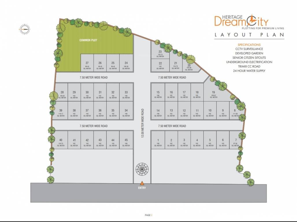 heritage dream city Layout Plan
