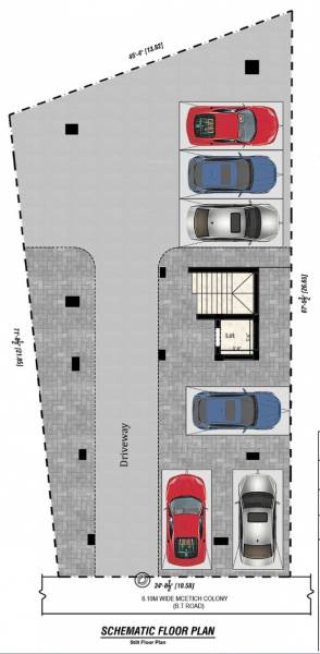  charans-billbergia Block A Cluster Plan for ground Floor
