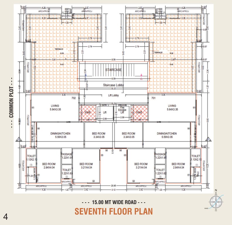  shilp opera A Cluster Plan for 7th Floor