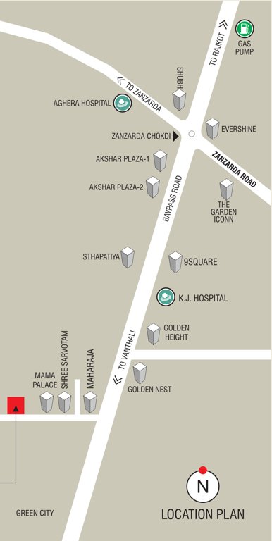  shilp opera Location Plan