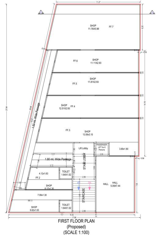  keshavam crest Keshavam Crest Cluster Plan for 1st Floor