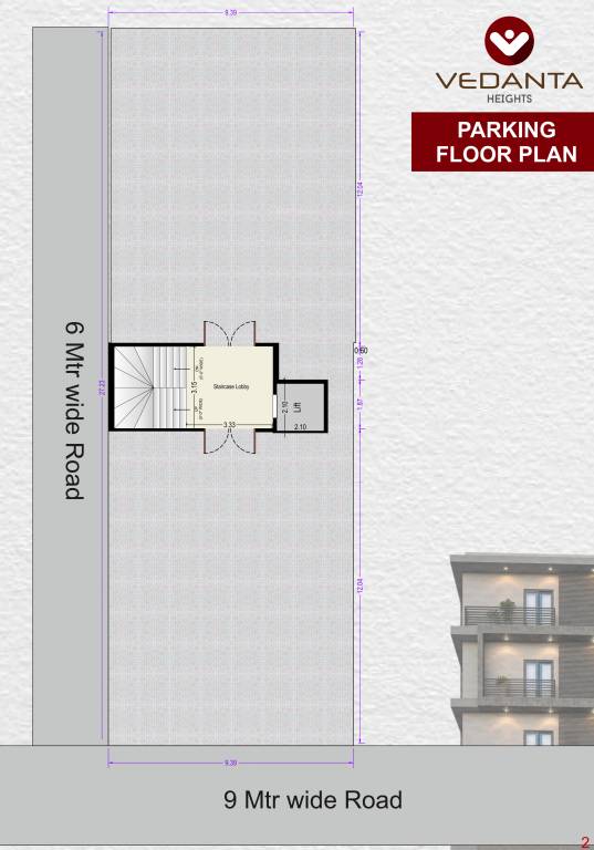 vedanta heights Tower A Cluster Plan