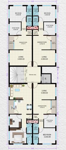Tower A Cluster Plan from 1st to 5th Floor vedanta-heights Tower A Cluster Plan from 1st to 5th Floor