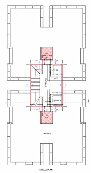  orchid-heights Block B Cluster Plan for terrace Floor
