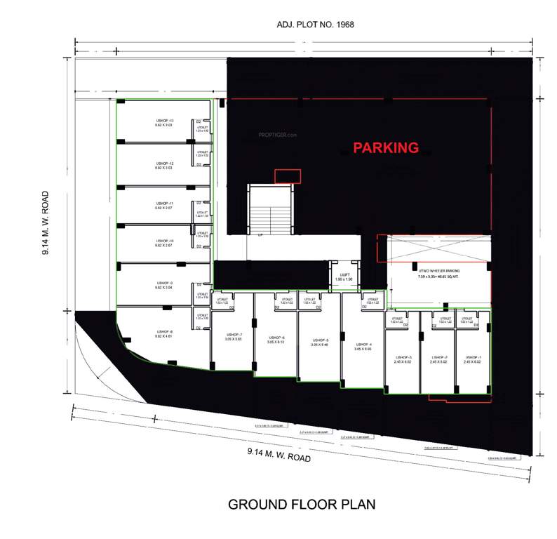  sindh heights Sindh Heights Cluster Plan for ground Floor