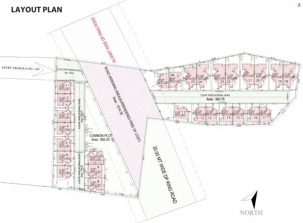 Layout Plan aksharvilla-residency-part-b Layout Plan