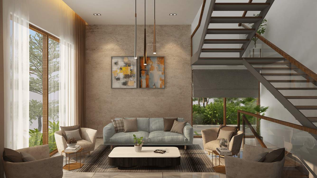  urban serenity villas Living Area