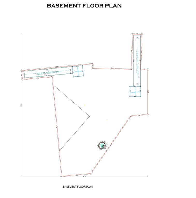  sky height building c & d C D Wing Cluster Plan for basement Floor