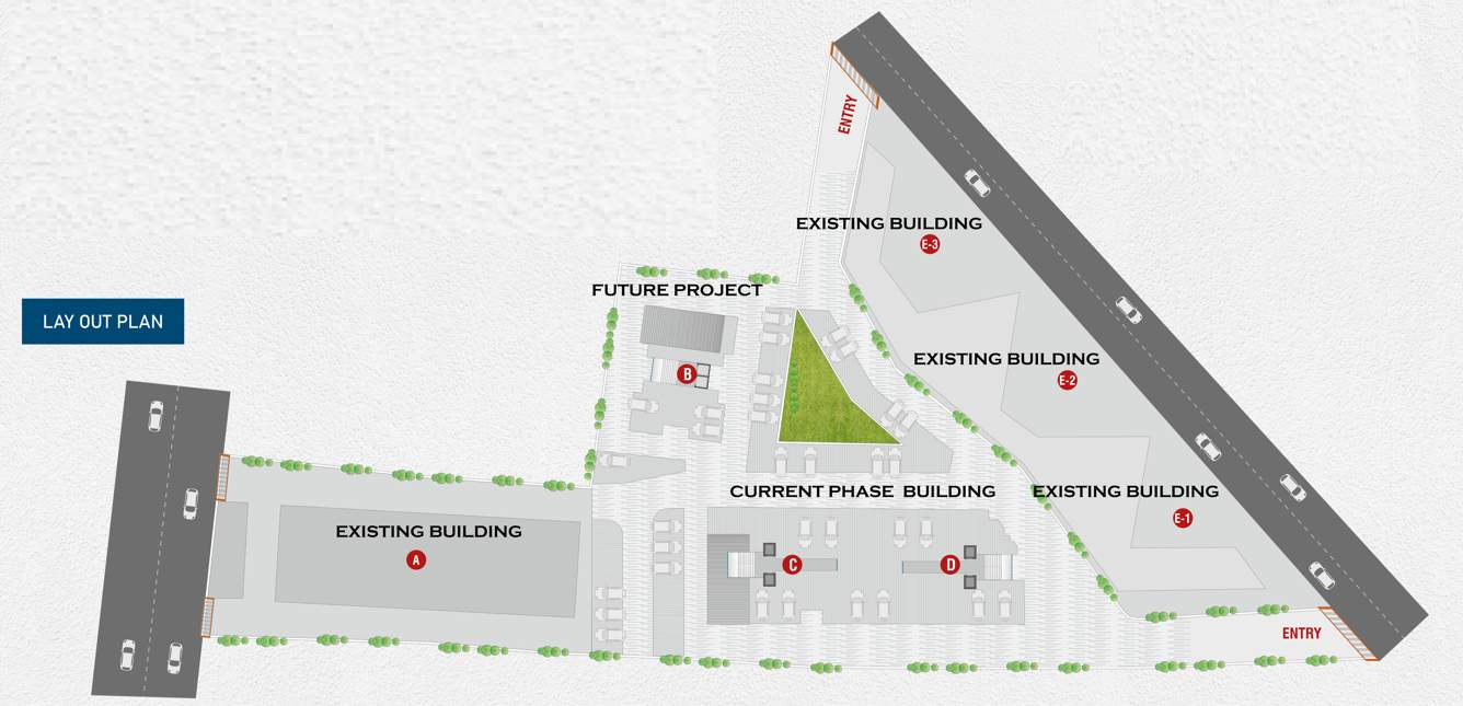  sky height building c & d Layout Plan