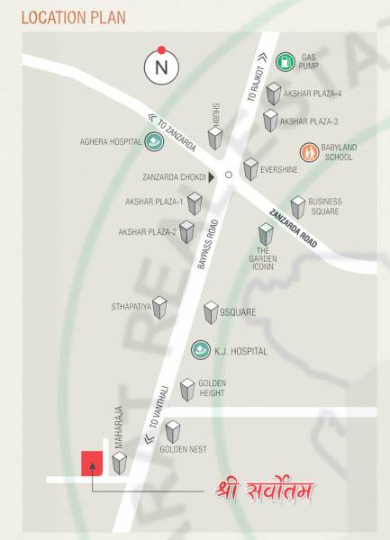  shree-sarvottam Location Plan