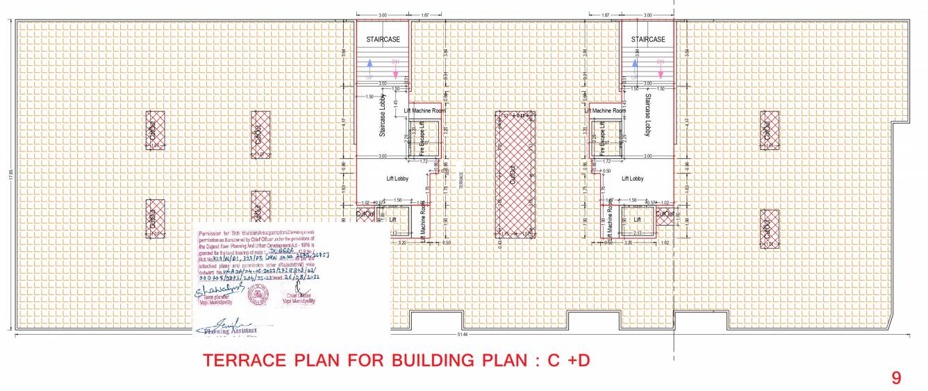  sun serenity Block D Cluster Plan for terrace Floor