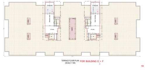 Block-F Cluster Plan for terrace Floor sun-serenity Block-F Cluster Plan for terrace Floor