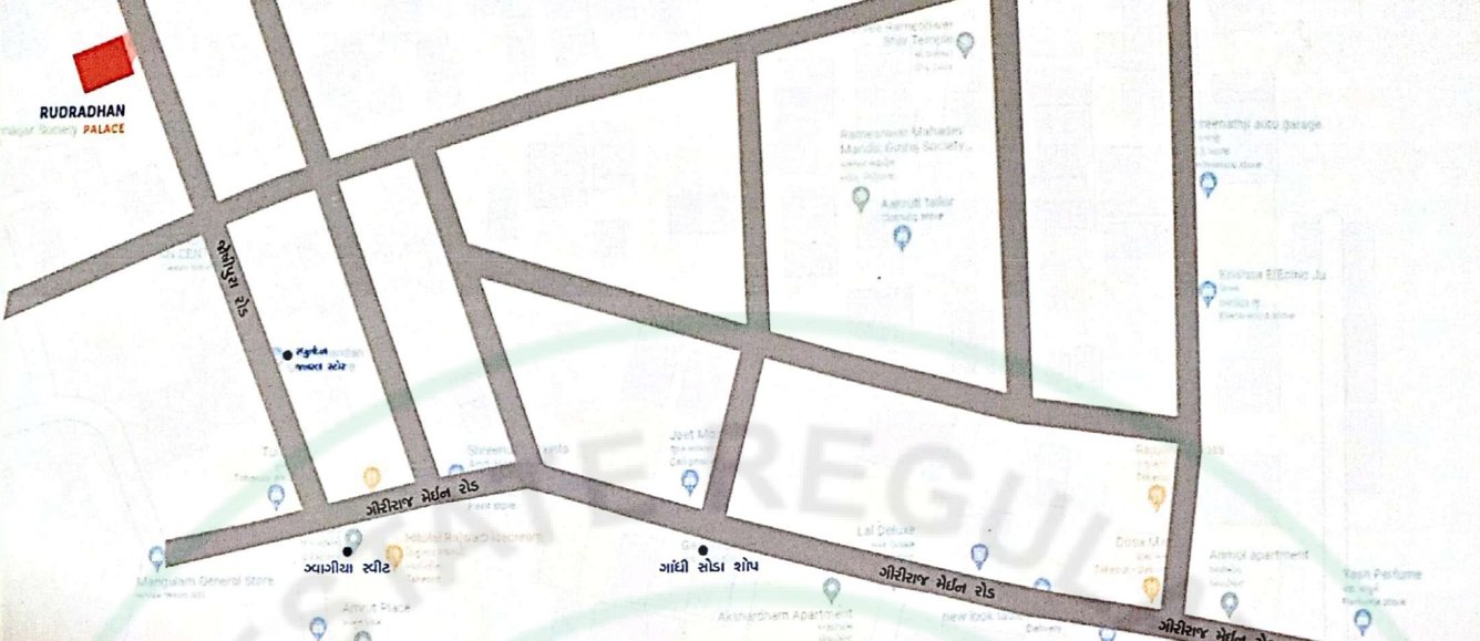  rudradhan palace Location Plan