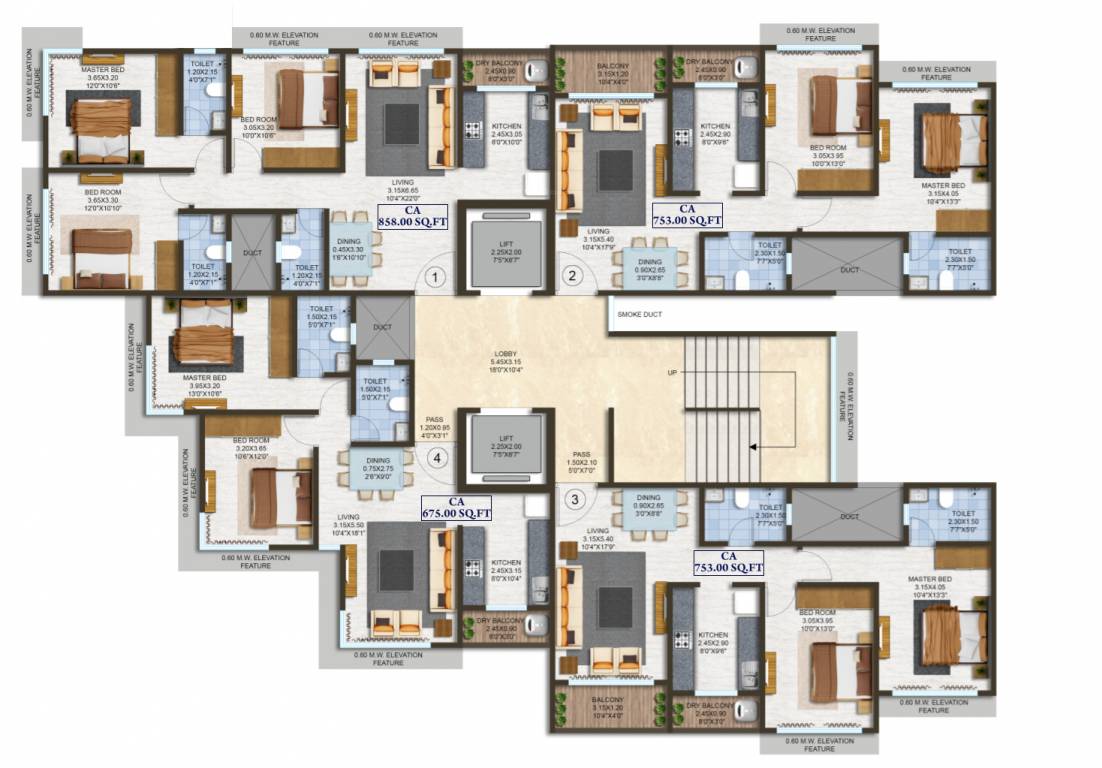  balaji empire A Wing Cluster Plan