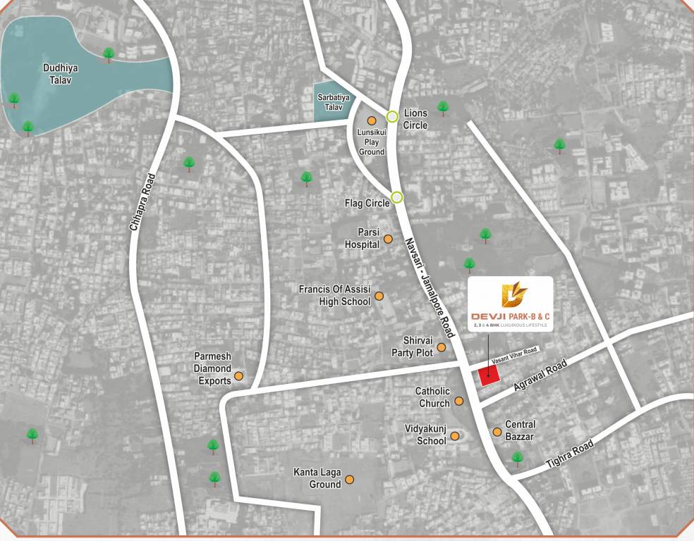  devji park b & c Location Plan