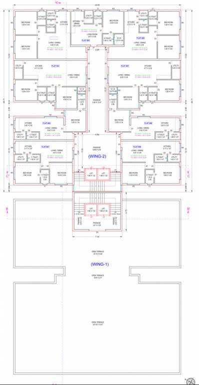  shakti Wing A Cluster Plan for ground Floor