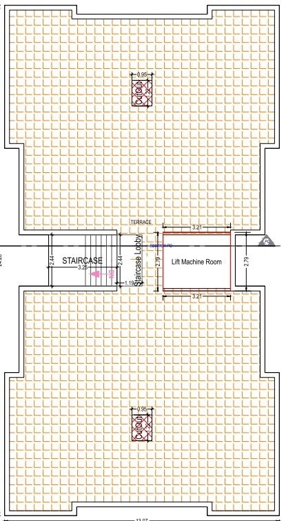 devanshi elegance Block B Cluster Plan Terrace