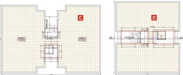 Block CD Cluster Plan Terrace devanshi-elegance Block CD Cluster Plan Terrace