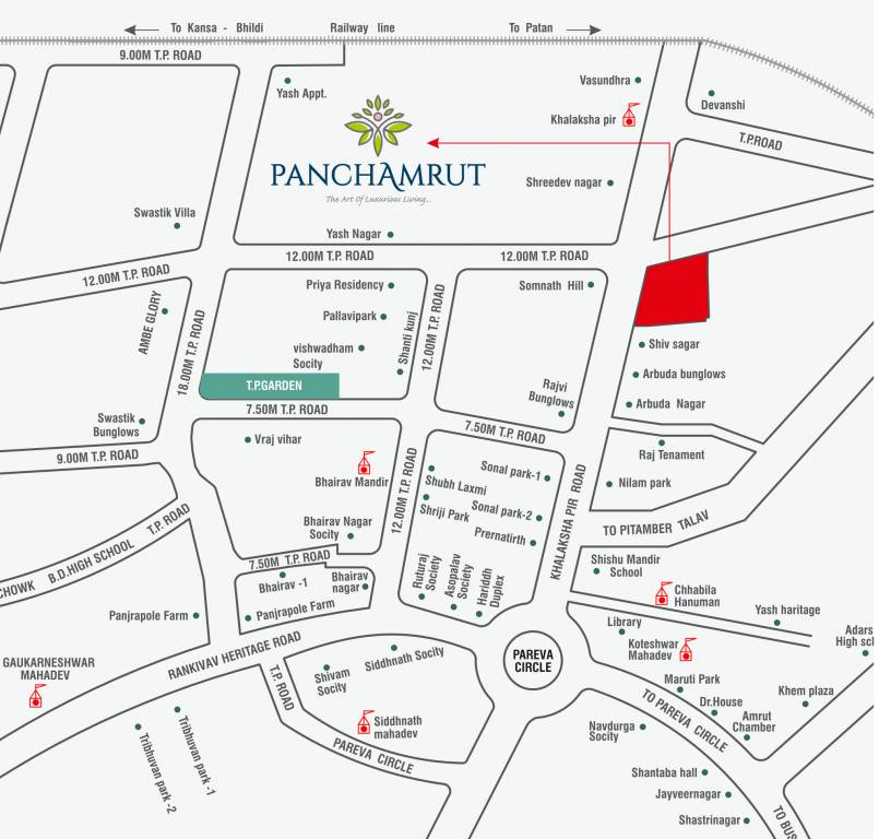  panchamrut Location Plan