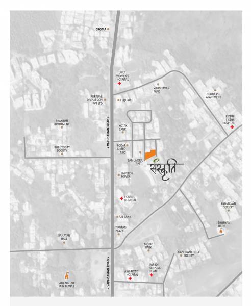  sanskruti Location Plan