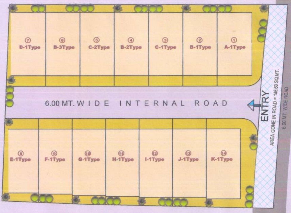 raj regency Layout Plan