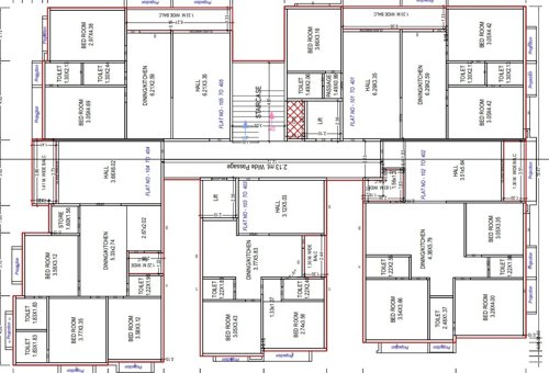 Cluster Plan from 1st to 4th Floor om-shree-residency Cluster Plan from 1st to 4th Floor