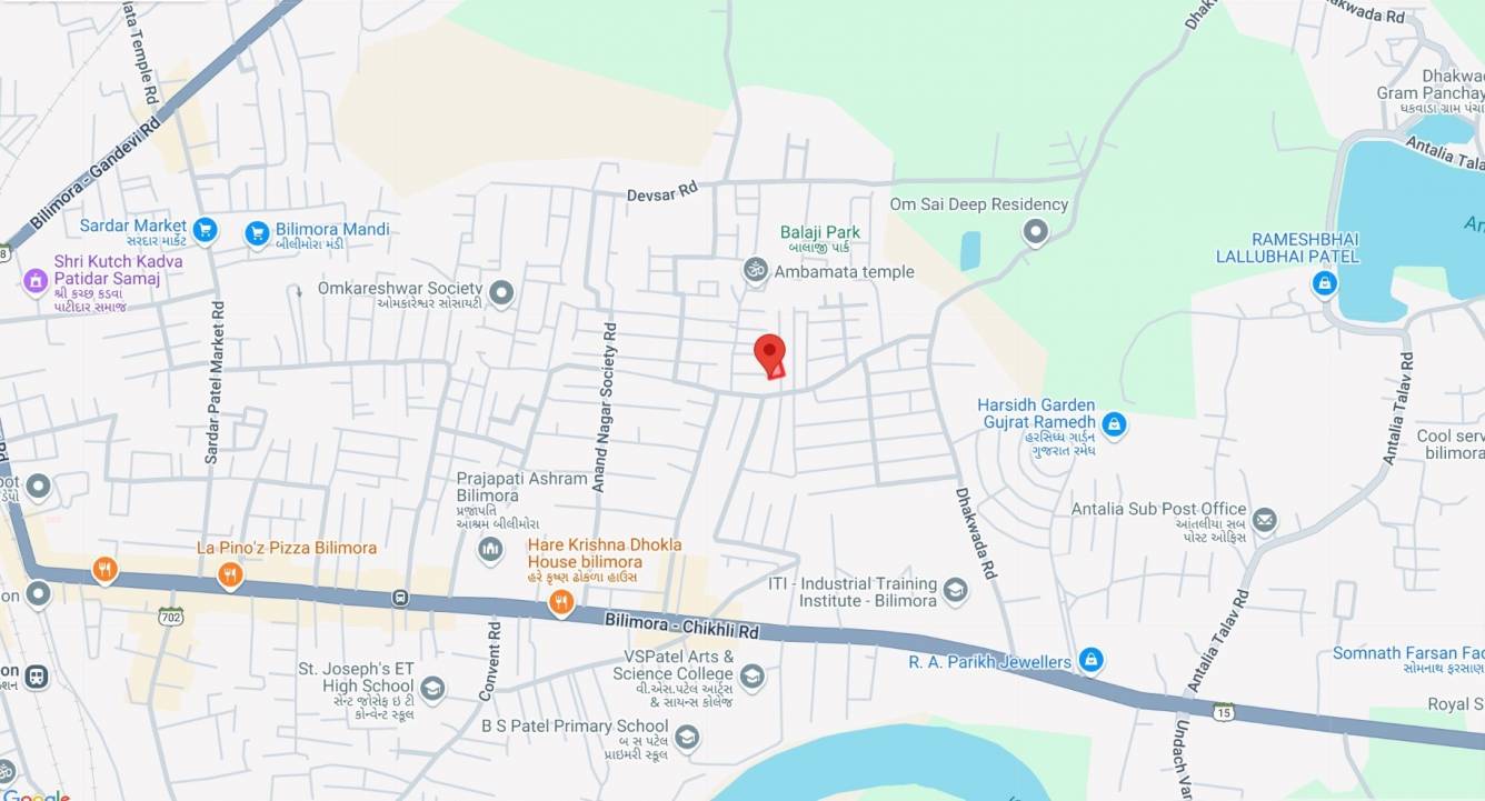 om shree residency Location Plan