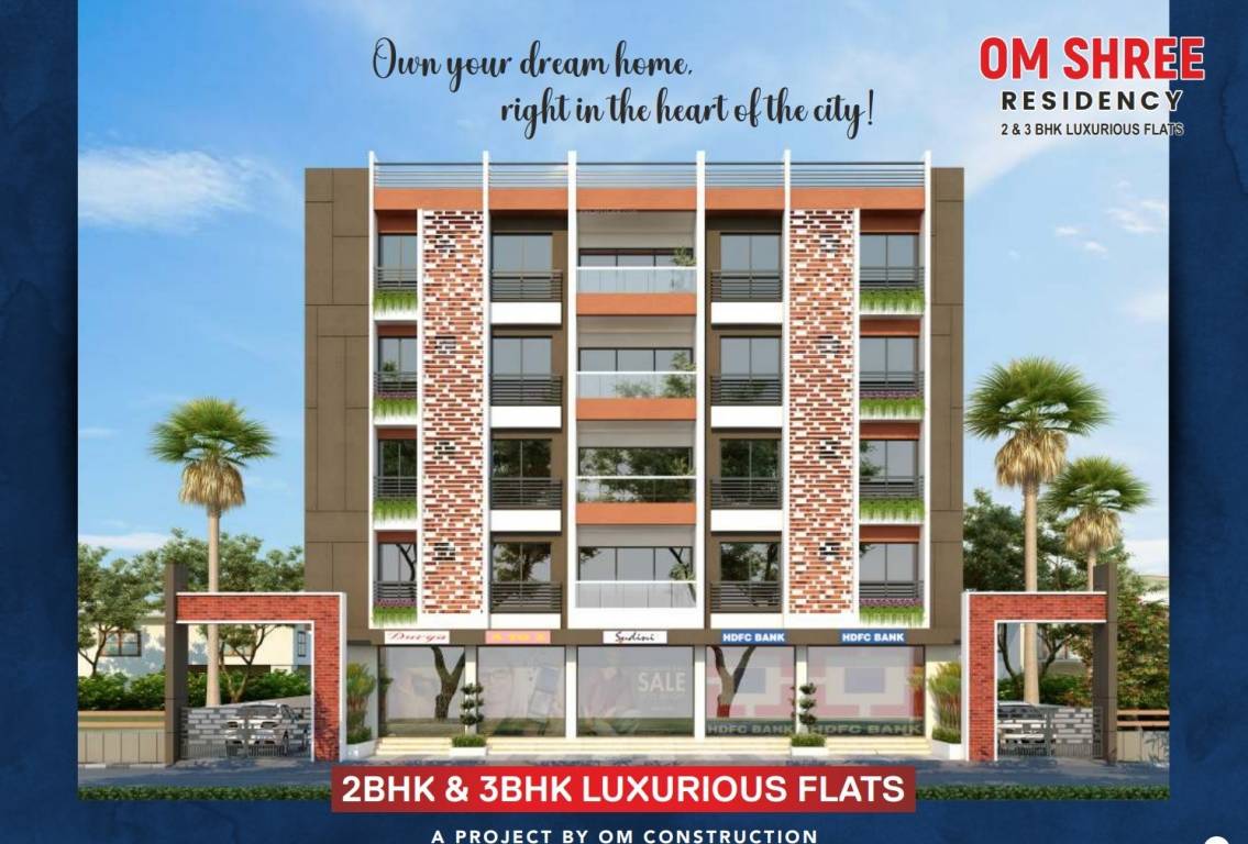 om shree residency Elevation