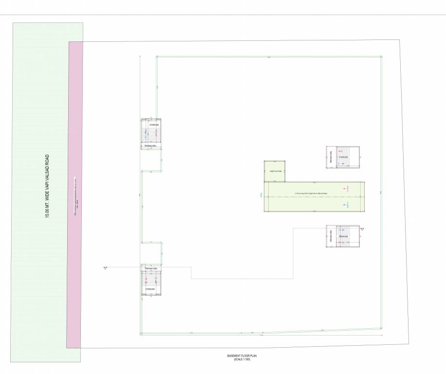  pride A1 Cluster Plan for basement Floor