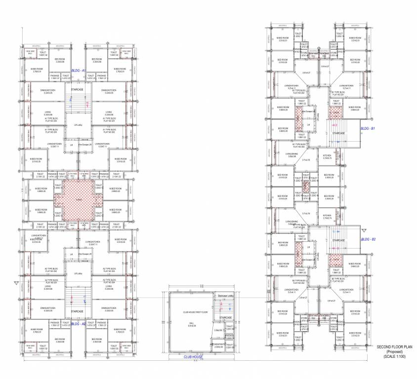  pride A2 Cluster Plan for 2nd Floor