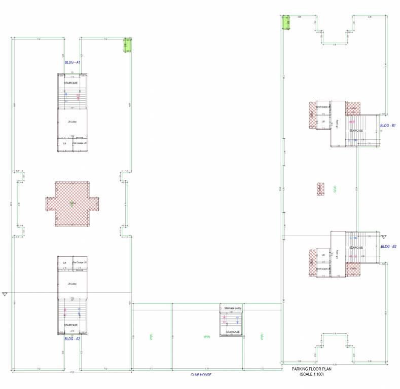  pride A2 Cluster Plan for terrace Floor