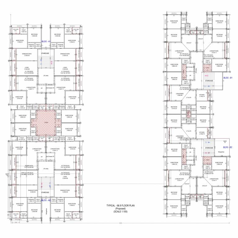  pride B2 Cluster Plan from 6th to 8th Floor
