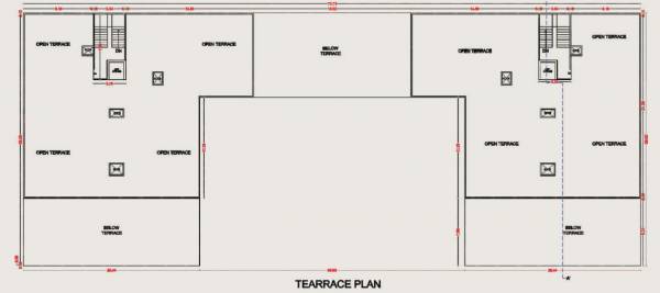  complex Building A Cluster Plan for terrace Floor