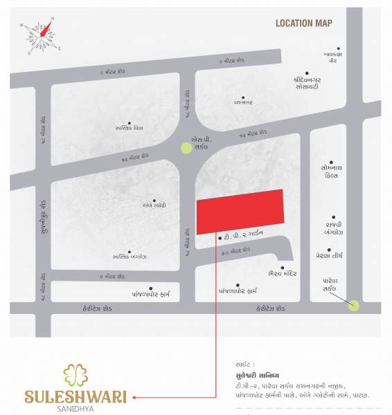 Location Plan suleshwari-sanidhya Location Plan